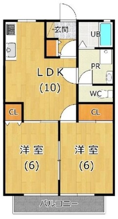 パルクヴィラの物件間取画像